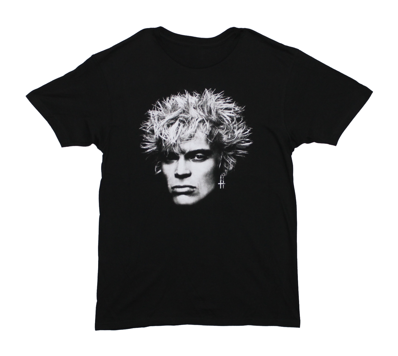 Billy Idol Bighead Portrait - Black - Vancouver Rock Shop