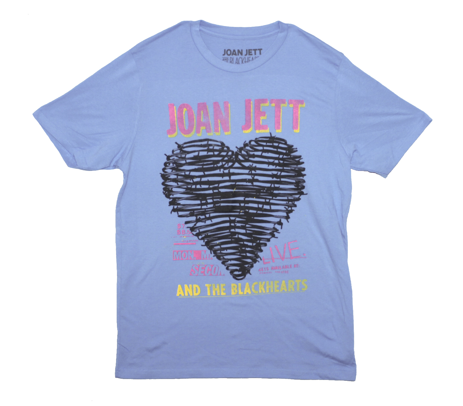 Joan Jett Heart-Lt Blue - Vancouver Rock Shop
