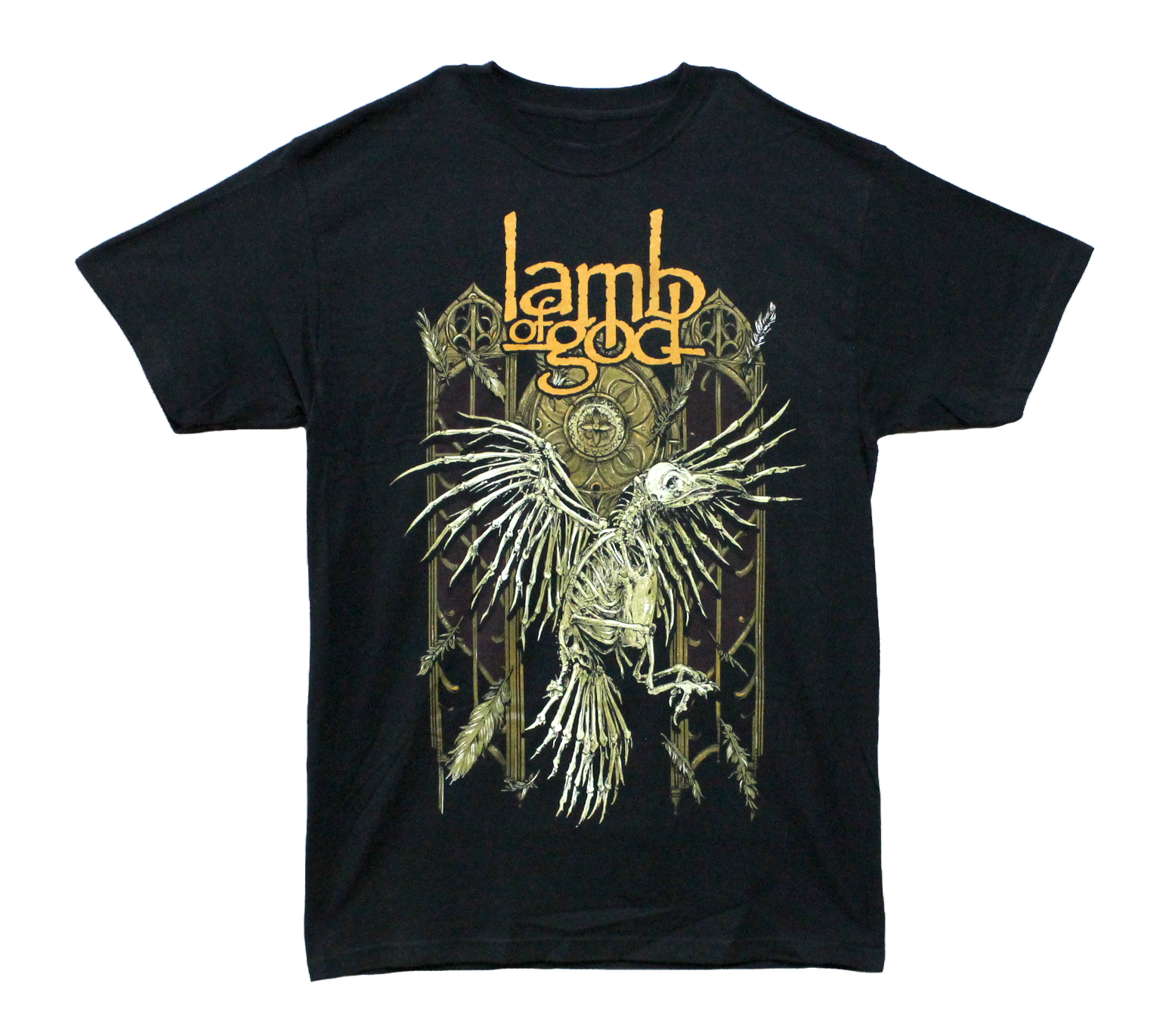 Lamb of God Brown Logo Crow - Black - Vancouver Rock Shop