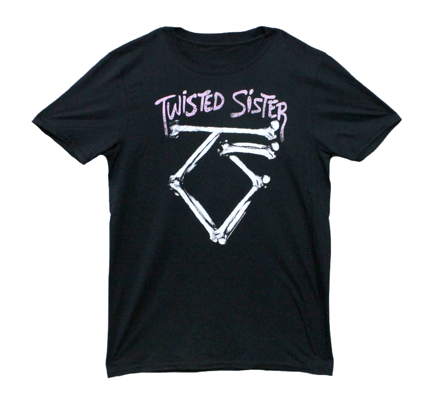 Twisted Sister Bone Logo - Black - Vancouver Rock Shop
