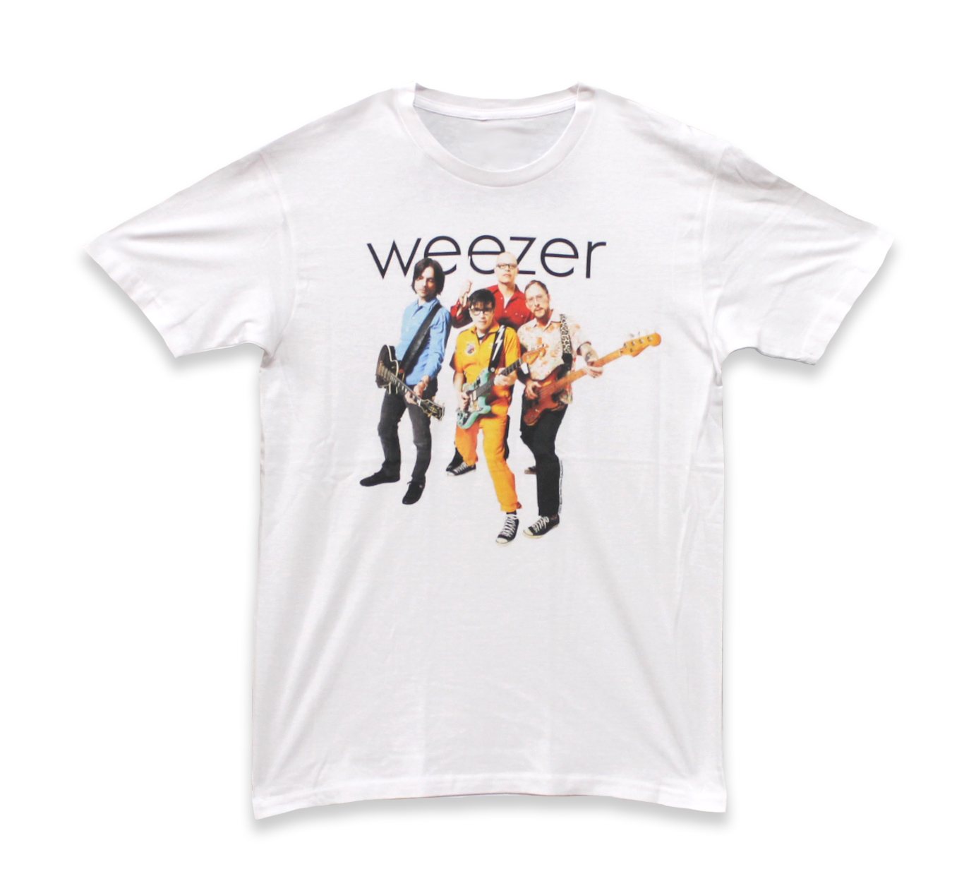 Weezer Band Pose White Vancouver Rock Shop
