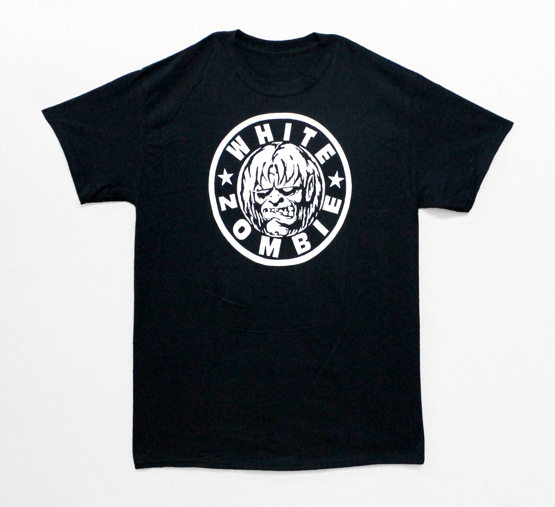 White Zombie Circle Logo - Black - Vancouver Rock Shop