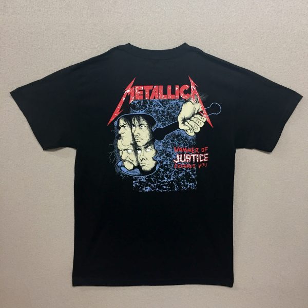 Metallica: Damaged Justice 88 Tour Shirt(Reissue) - Vancouver Rock Shop