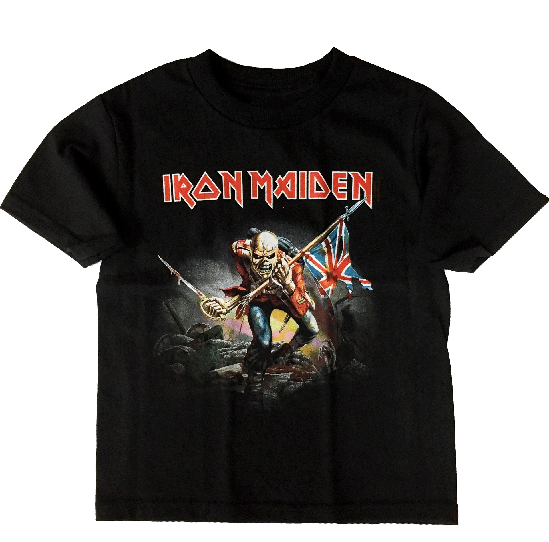 Iron Maiden Trooper Toddler Tee - Black - Vancouver Rock Shop