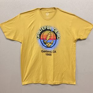 Grateful Dead Oakland Show w/ Logo on Dark Mustard