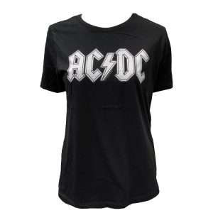 ACDC - Patch Logo Women's Tee - BLK
