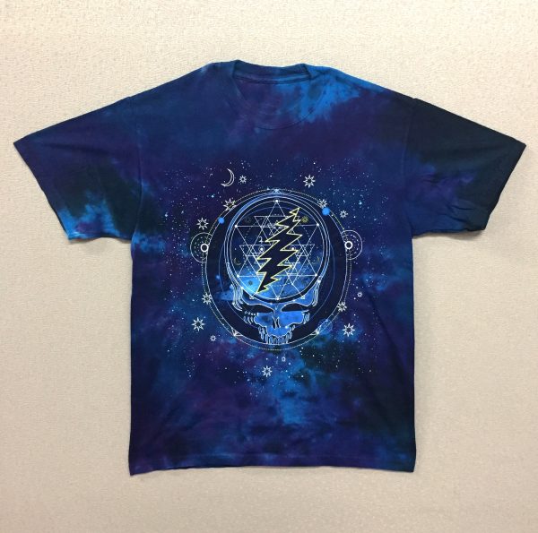 Grateful Dead Skull Purple Space Tye-Dye