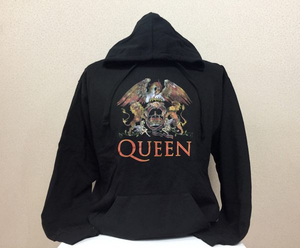 Queen Logo Pullover Hoodie