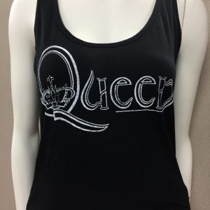 Queen Black Womens Tank