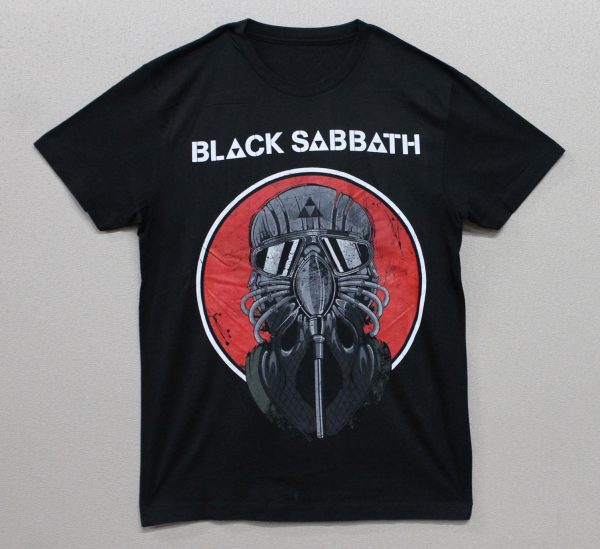 Black Sabbath Mask Red Circle