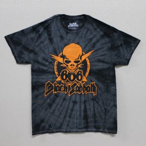 Black Sabbath Orange Skull 666 Tye-dye