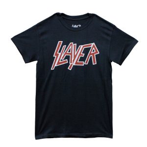 Slayer Logo Font White Outline