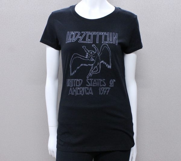 Led Zeppelin USA 77 Womens - Black