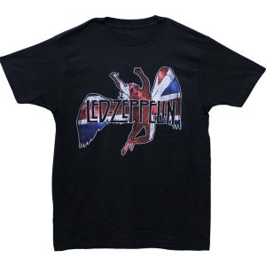Led Zeppelin Icarus Flag - Black