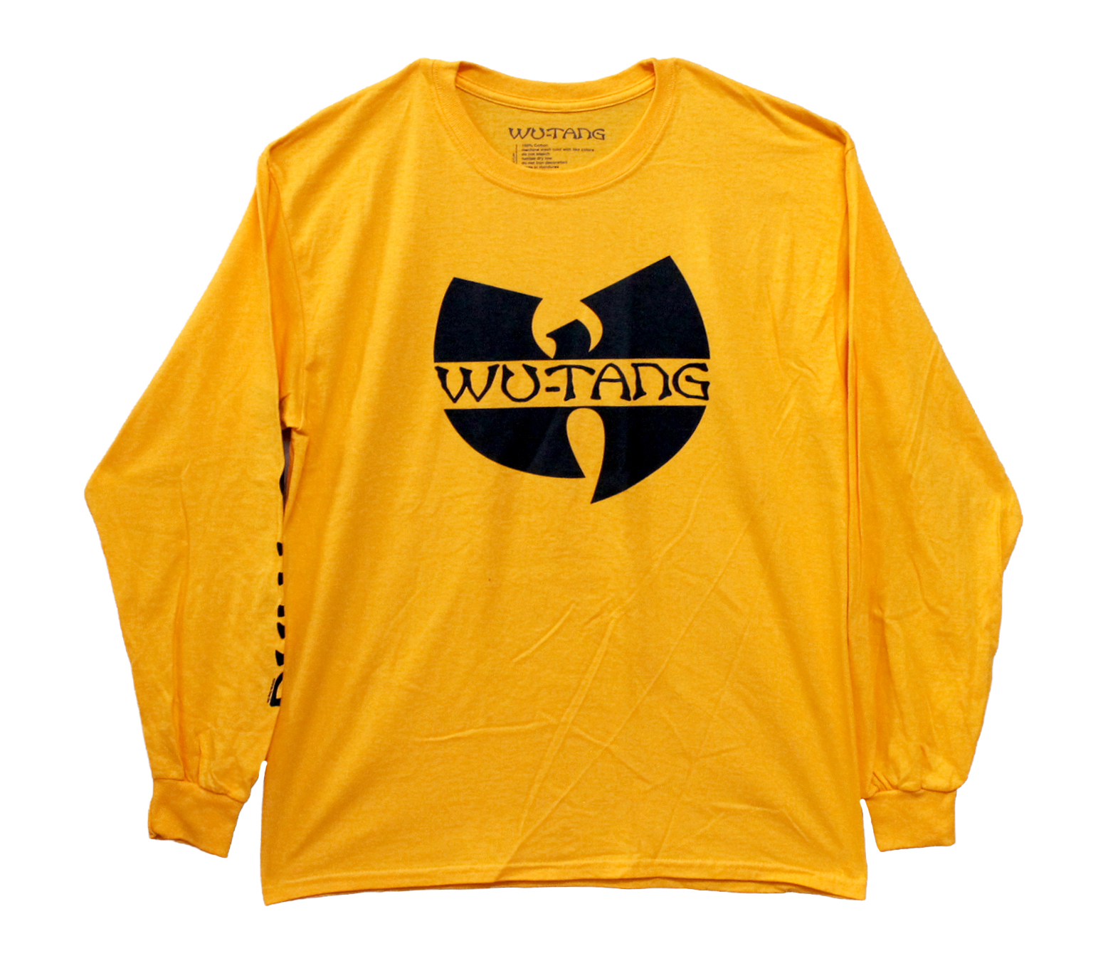 Wu-Tang Black Logo L/S - Yellow - Vancouver Rock Shop