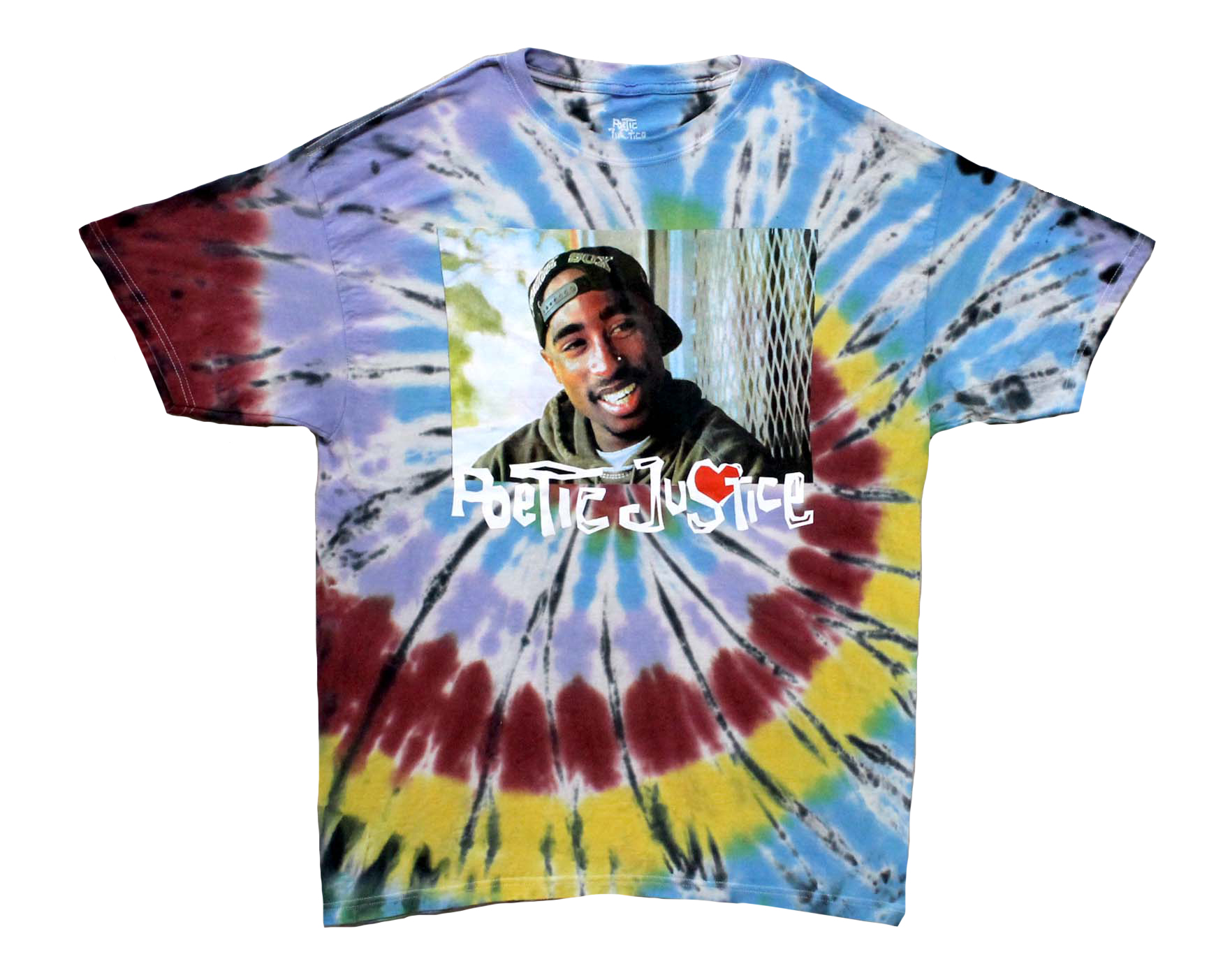 Tupac Poetic Justice T-Shirt Large White *O*