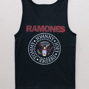Ramones Logo Tank-Black