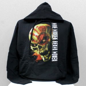 Five Finger Death Punch Skull Pullover Hoodie - Black