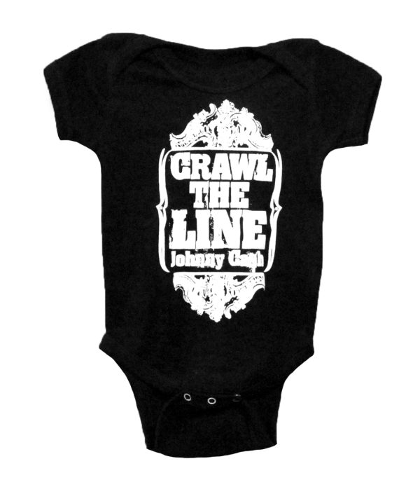 Johnny Cash Crawl the Line Onesie