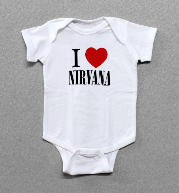 Nirvana I Heart Nirvana Onesie