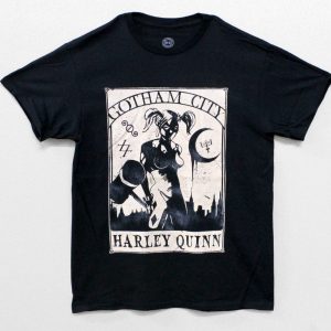 Harley Quinn Tarot Card - Black