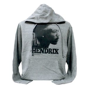 Jimi Hendrix Photo P/O Hoodie-Grey