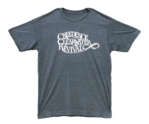 Creedence Clearwater Revival (CCR) Text-Navy Heather