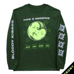 Type O Negative Crude Gears Longsleeve - Dark Green