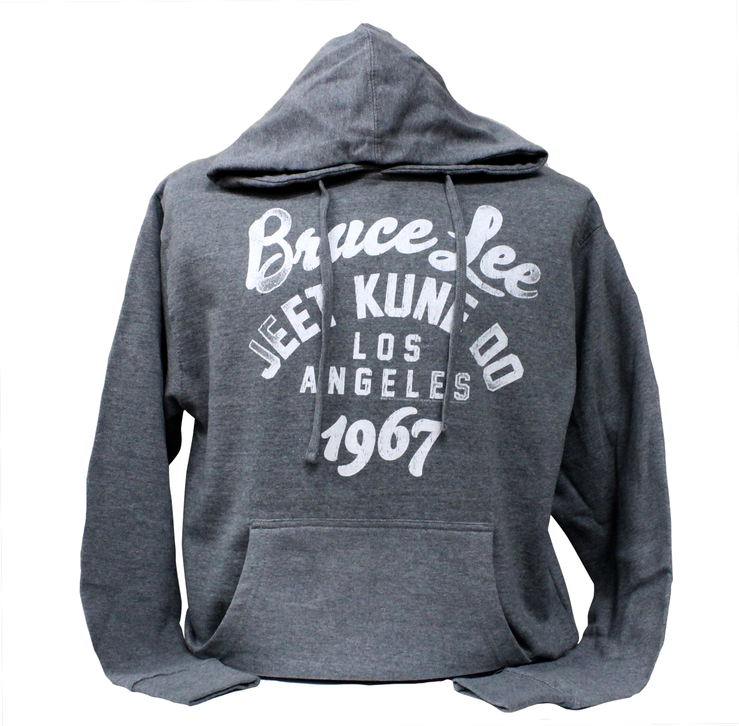 Bruce Lee Jeet Kune Do P/O Hoodie-Light Grey - Vancouver Rock Shop