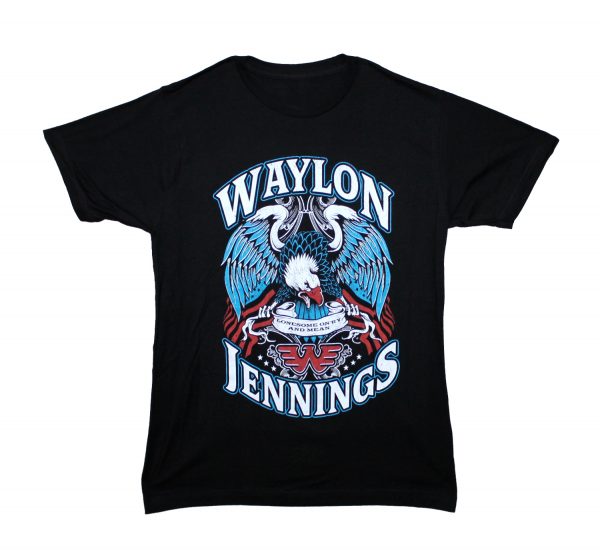 Waylon Jennings Eagle - Black