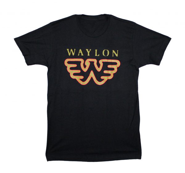 Waylon Jennings Flying W - Black