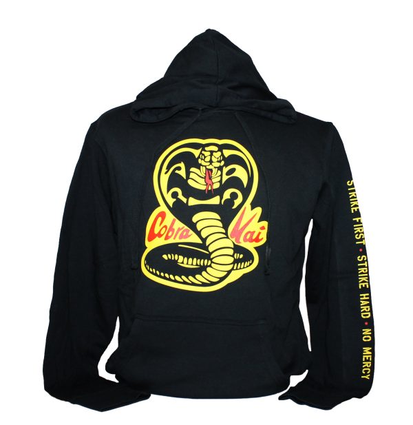 Cobra Kai Logo Pullover Hoodie - Black - Vancouver Rock Shop