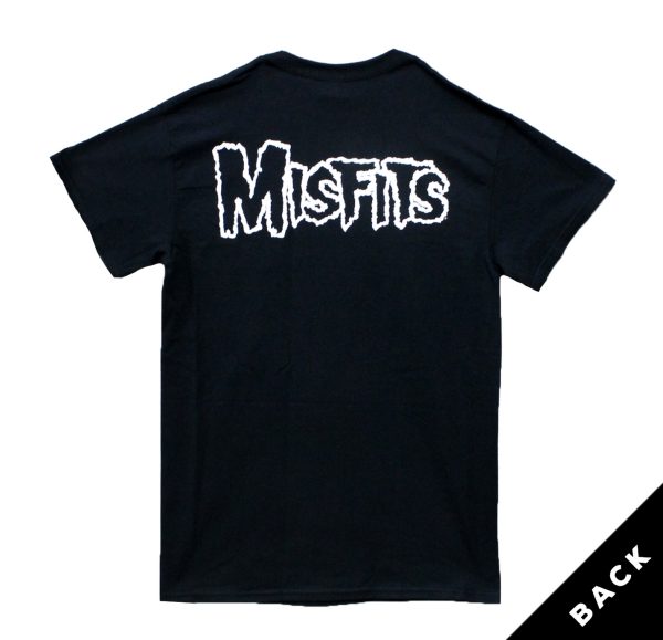 Misfits Classic Skull Back Logo - Black - Image 2