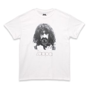Frank Zappa Zapped Portrait - White