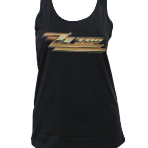 ZZ Top Logo Womens Tank - Black