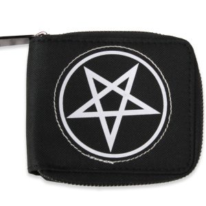 Motley Crue Pentagram Zip Wallet