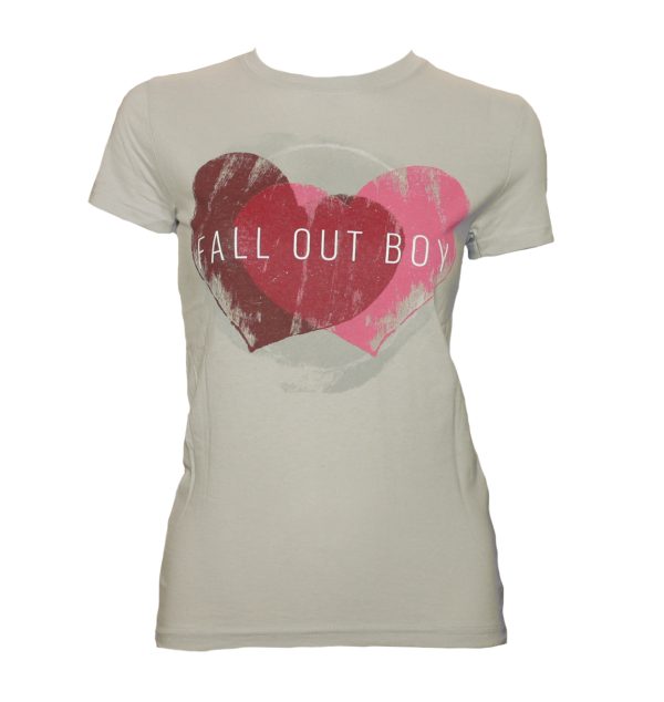 Fall Out Boy Hearts Women's - Gray