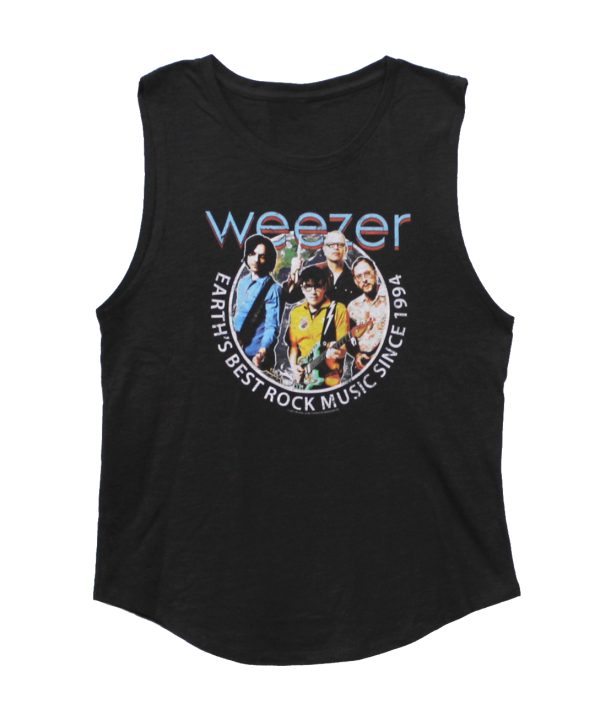 Weezer Earth's Best Women's Sleeveless - Black