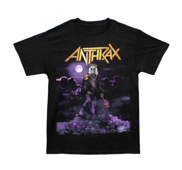 Anthrax - Purple Skeleton - Black