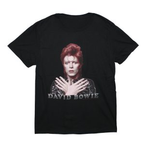 David Bowie Ziggy Hands Pose - Black
