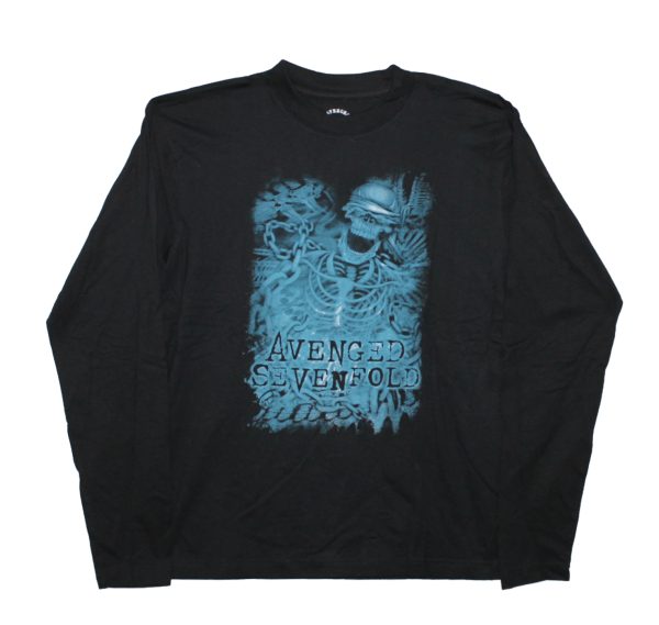 Avenged Sevenfold Chained Skeleton Longsleeve - Black