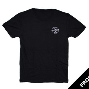 Rock Shop Front and Back Logo Shirt - Black