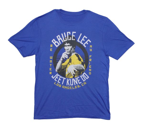 Bruce Lee Be Like Water - Royal Blue