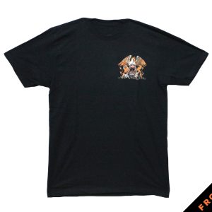 Queen Crest Back & Front- BLK