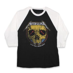 Metallica Now We`re Dead Raglan - BLK
