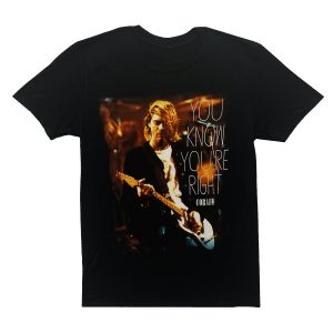 Nirvana Kurt Cobain You Know You're Right Live & Loud - BLK