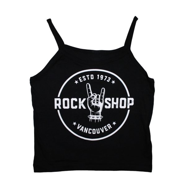 Women's Rock Shop Large Front Logo Tank - BLK