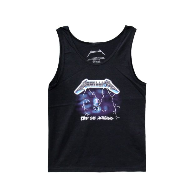 Metallica Ride the Lightning Tank Top - BLK