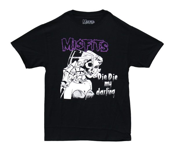 Misfits Die Die My Darling No Back Print - Black