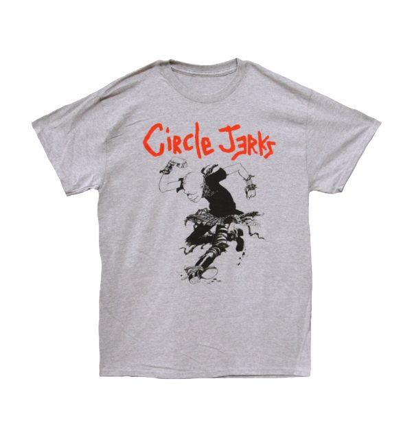 Circle Jerks Skanker Logo - Sports Grey